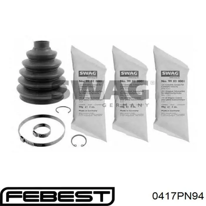 Пыльник ШРУСа передней полуоси наружный Febest 0417PN94