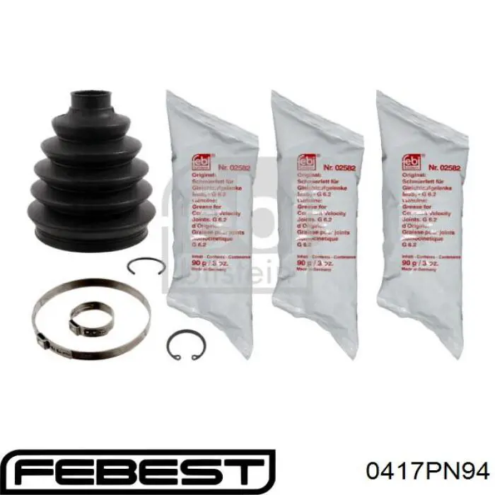 Купить 0417PN94 Febest Пыльник гранаты наружный, передний