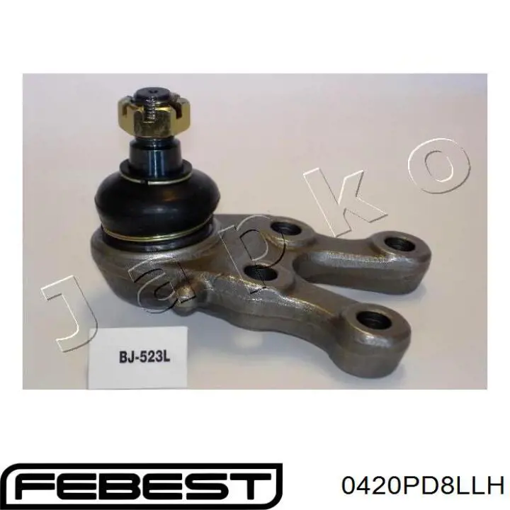 Шаровая опора левая нижняя Febest 0420PD8LLH