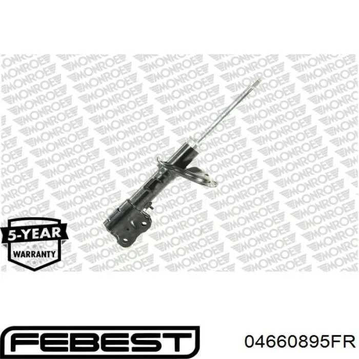Купить 04660895FR Febest Амортизатор подвески передний правый