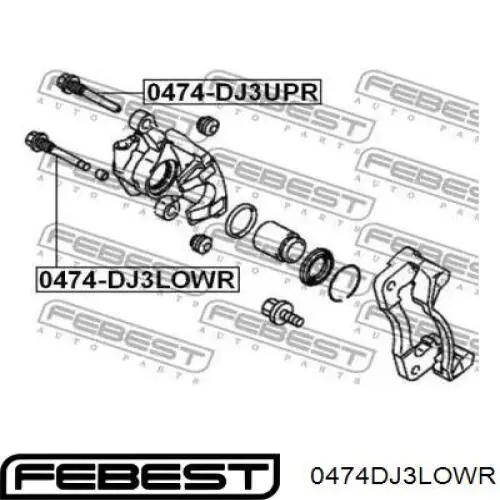 Направляющая суппорта заднего верхняя Q-fix Q0940071 цена, от 6.02 USD