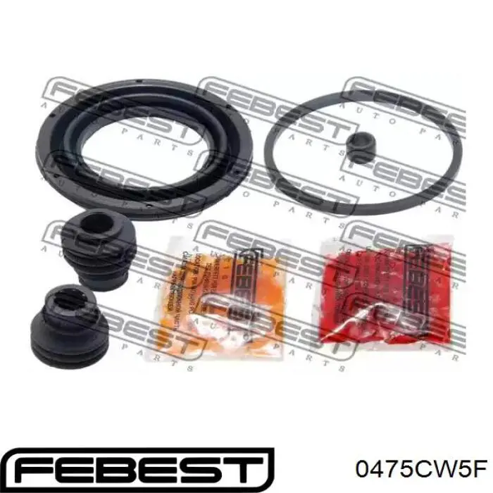 0475-CW5F Febest ремкомплект суппорта тормозного переднего