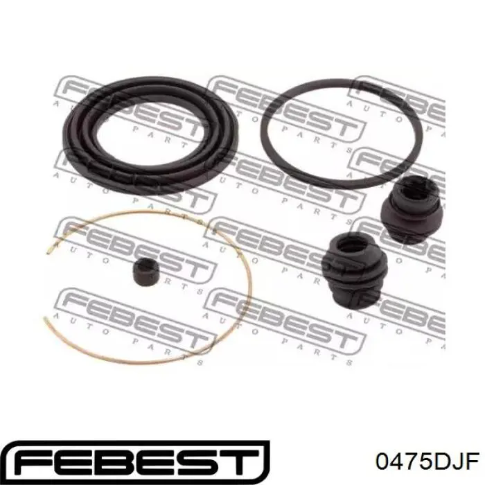 0475-DJF Febest ремкомплект суппорта тормозного переднего