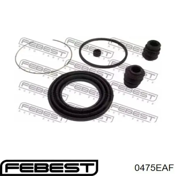 0475EAF Febest ремкомплект суппорта тормозного переднего