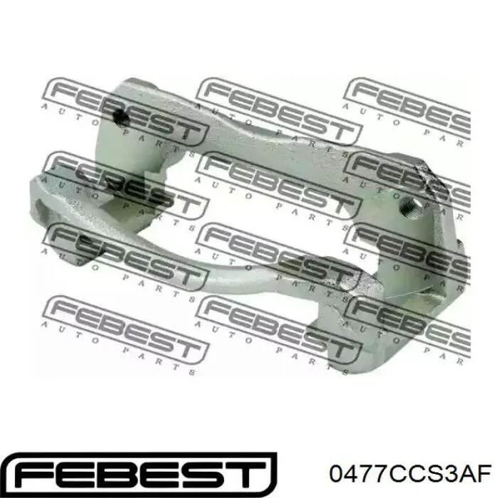 Купить 0477CCS3AF Febest Скоба тормозного суппорта переднего