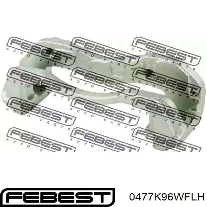 0477K96WFLH Febest Суппорт тормозной, передний, левый