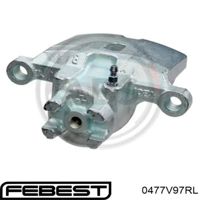 0477V97RL Febest Тормозной суппорт задний левый