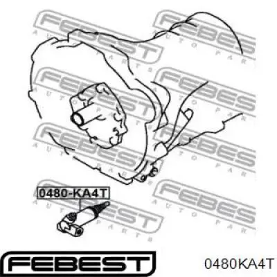 Выжимной цилиндр сцепления Febest 0480KA4T