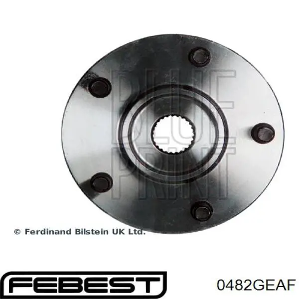 Подшипник ступицы 0482GEAF Febest