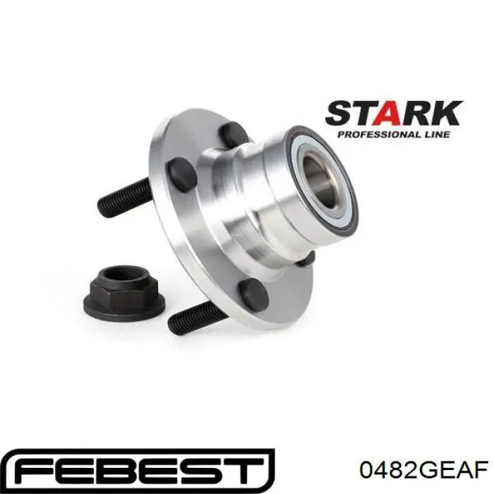 Ступичный подшипник передний Febest 0482GEAF