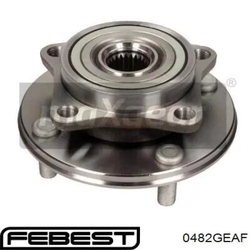 0482GEAF Febest Подшипник ступицы передней