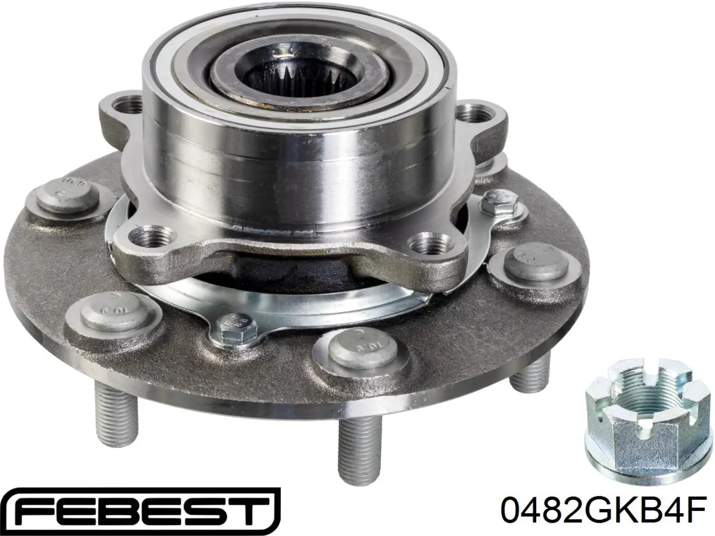Подшипник ступицы 0482GKB4F Febest