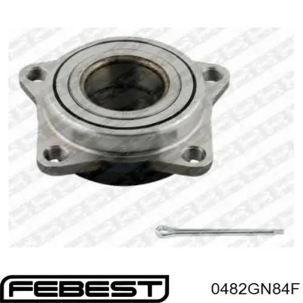 0482GN84F Febest Подшипник ступицы передней