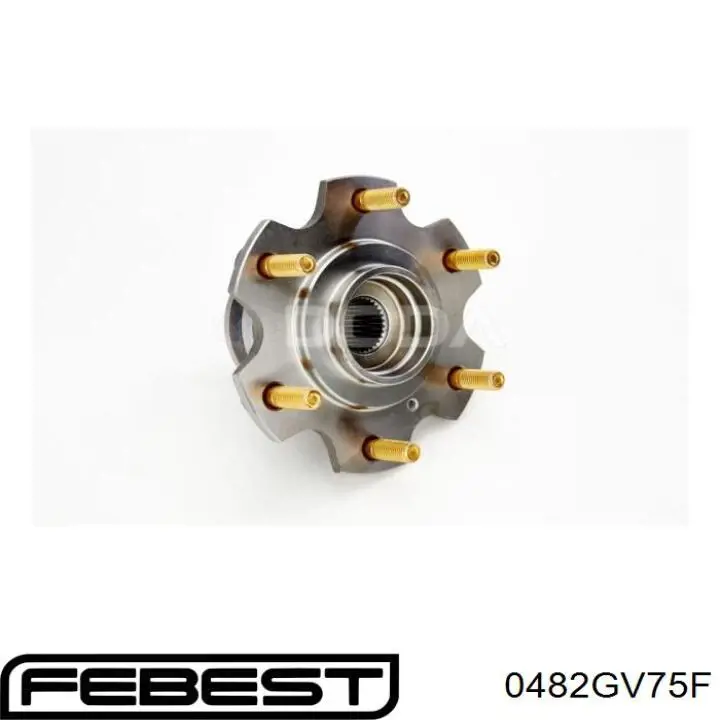 Комплект подшипника ступицы колеса Febest 0482GV75F цена, от 72.61 USD
