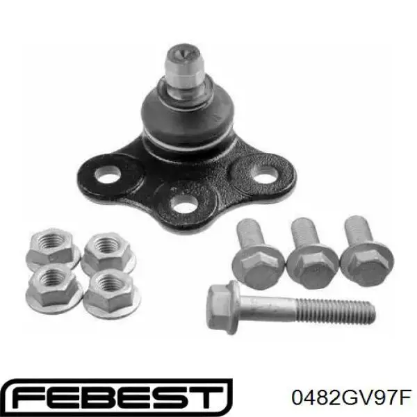 Купить 0482GV97F Febest Ступица переднего колеса