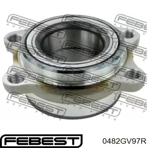 0482GV97R Febest rolamento de cubo traseiro