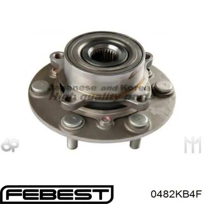 Ступица (передняя) Febest 0482KB4F