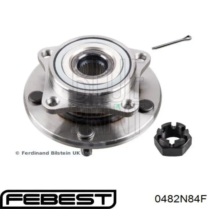 Купить 0482N84F Febest Ступица переднего колеса