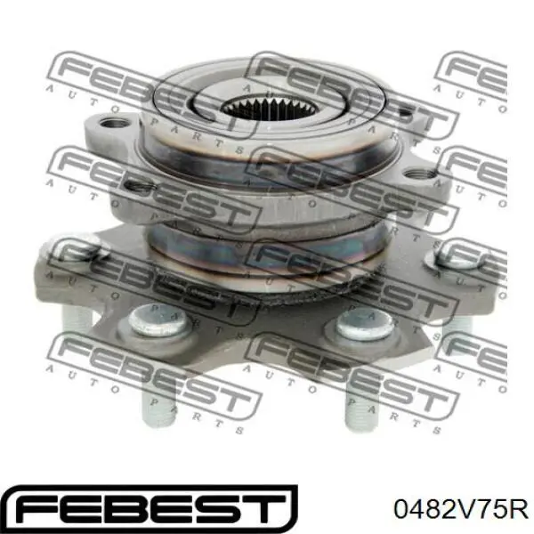 Купить 0482V75R Febest Задняя шпиндель