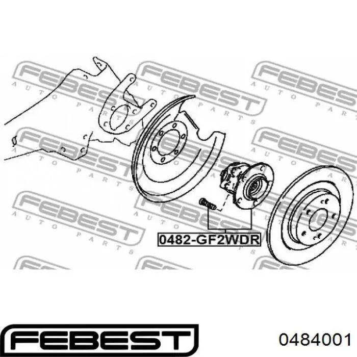 Купить MB891852 Chrysler Шпилька колесная