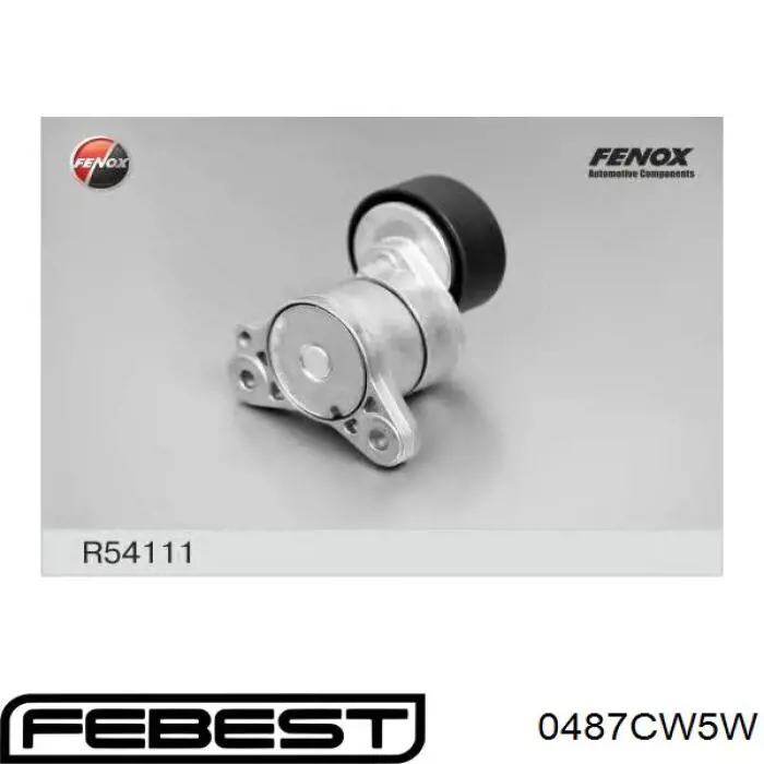 0487CW5W Febest Ролик натяжителя ремня агрегатов