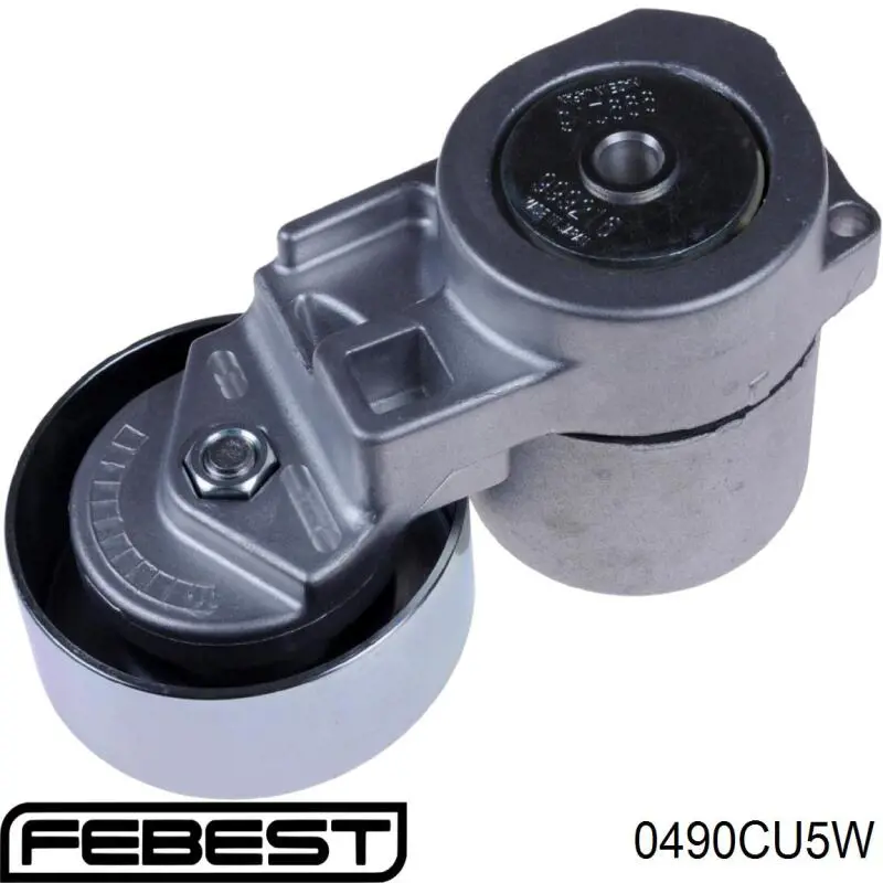 Натяжитель приводного ремня 0490CU5W Febest