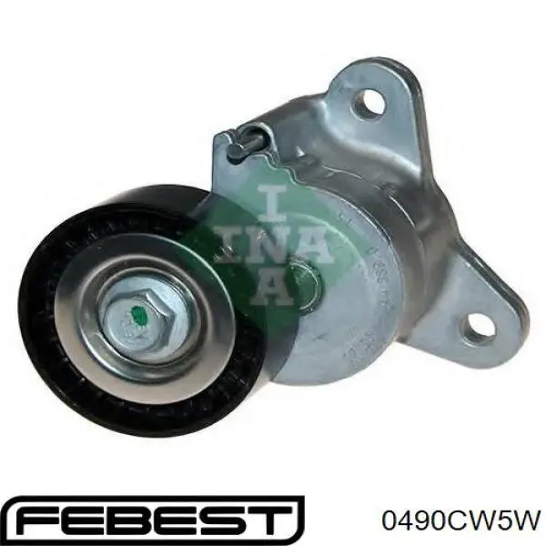 Купить 0490CW5W Febest Натяжитель приводного ремня