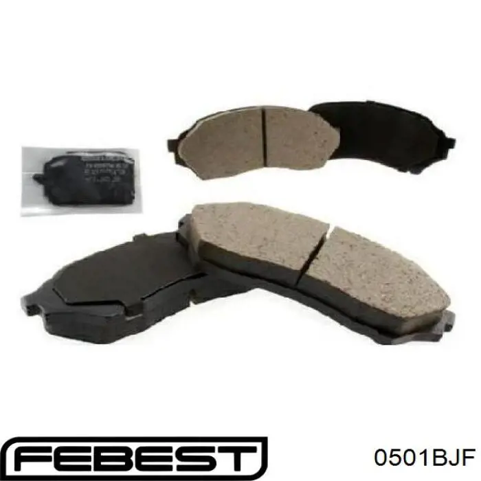 Купить 0501BJF Febest Колодки тормозные