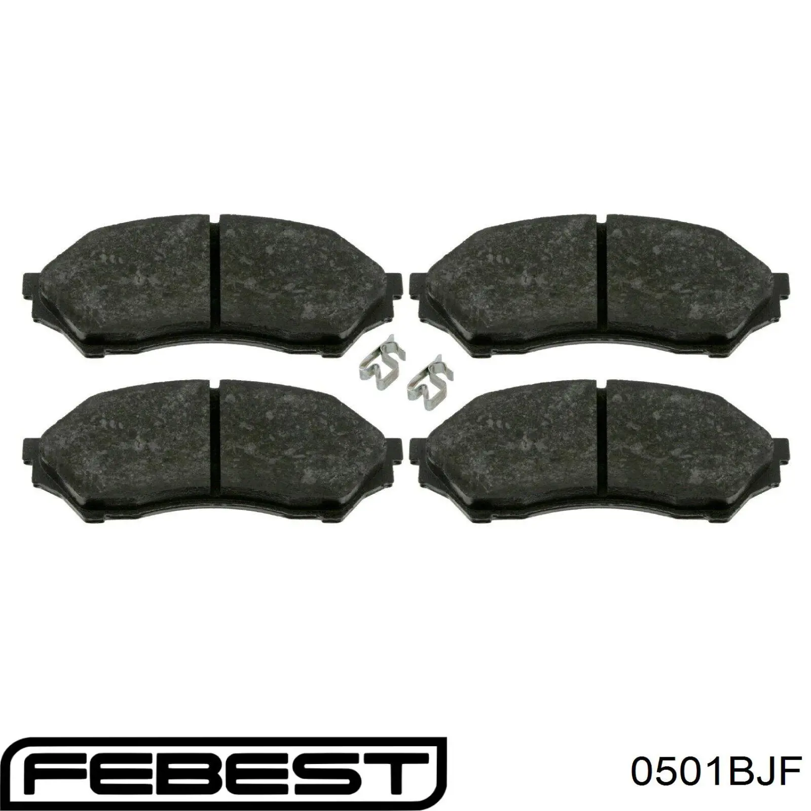 Передние тормозные колодки 0501BJF Febest