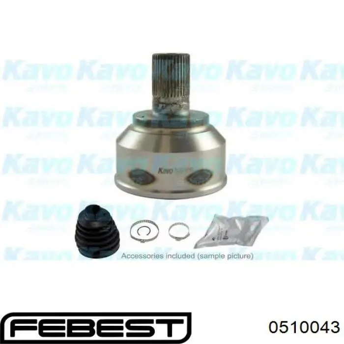 Купить 0510043 Febest Внешняя граната