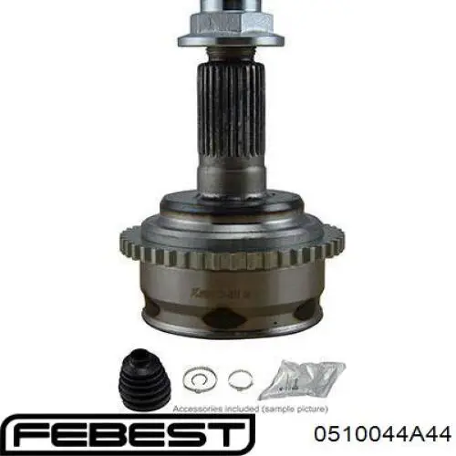 Граната колесная Febest 0510044A44 цена, от 43.72 USD