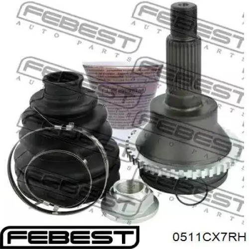 ШРУС внутренний передний правый Febest 0511CX7RH