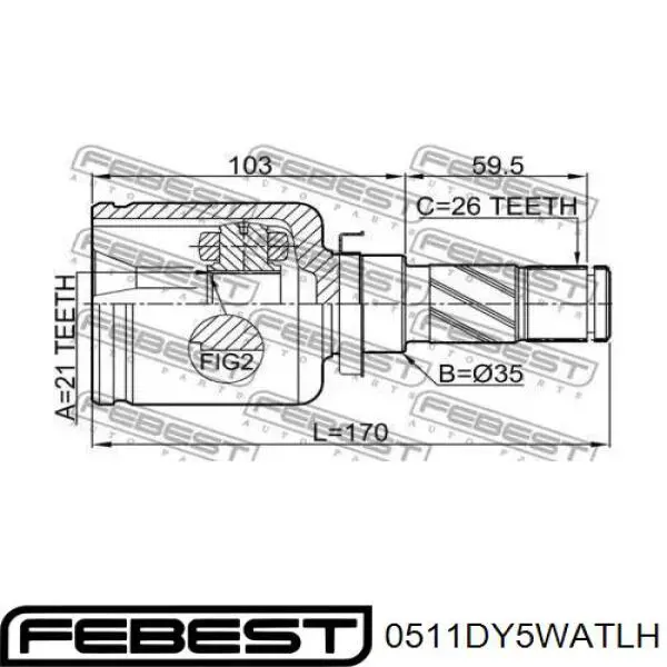  0511DY5WATLH Febest