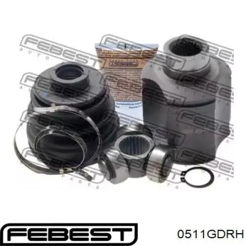 Купить 0511GDRH Febest Шарнир угловых скоростей передний правый