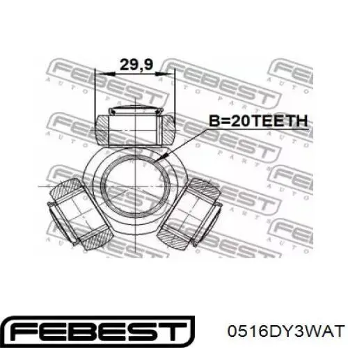 Тришип 0516DY3WAT Febest
