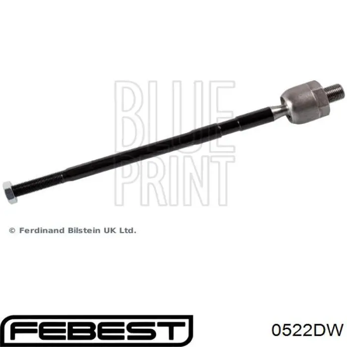 Тяга рулевая левая 0522DW Febest