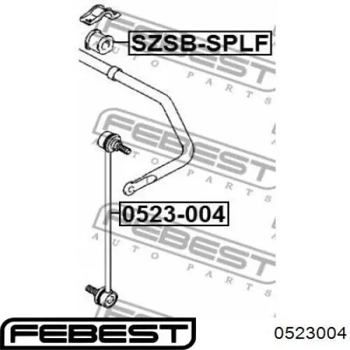 Тяга переднего стабилизатора Febest 0523004 цена, от 12.37 USD