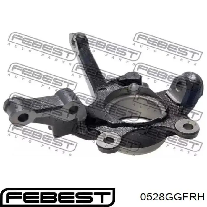 Купить 0528GGFRH Febest Ось передняя и поворотные кулаки