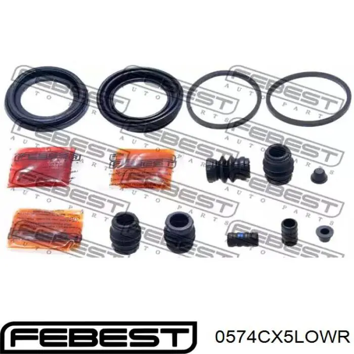 Направляющая суппорта заднего 0574CX5LOWR Febest