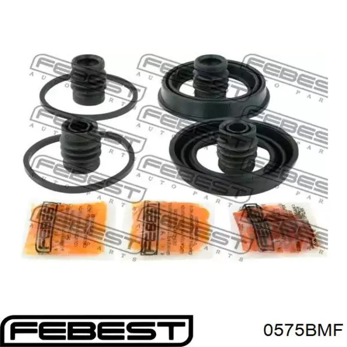 0575-BMF Febest kit de reparação de suporte do freio dianteiro