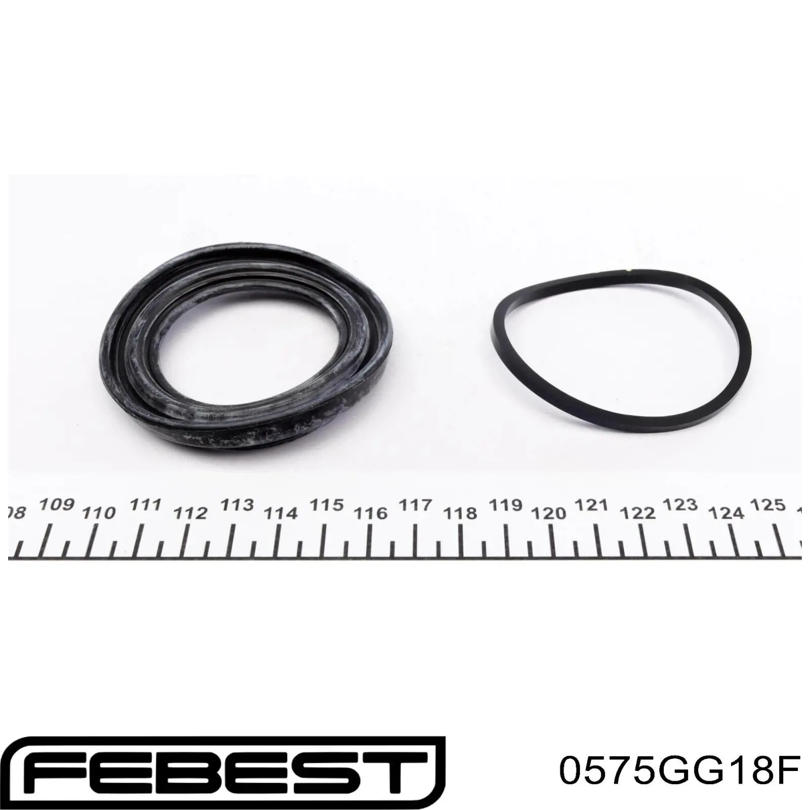 Ремкомплект тормозного суппорта переднего Febest 0575GG18F