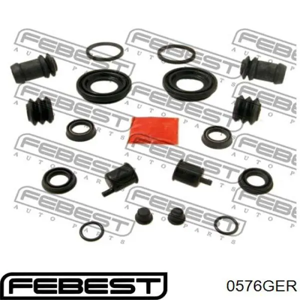 Купить 0576GER Febest Поршень суппорта тормозного заднего
