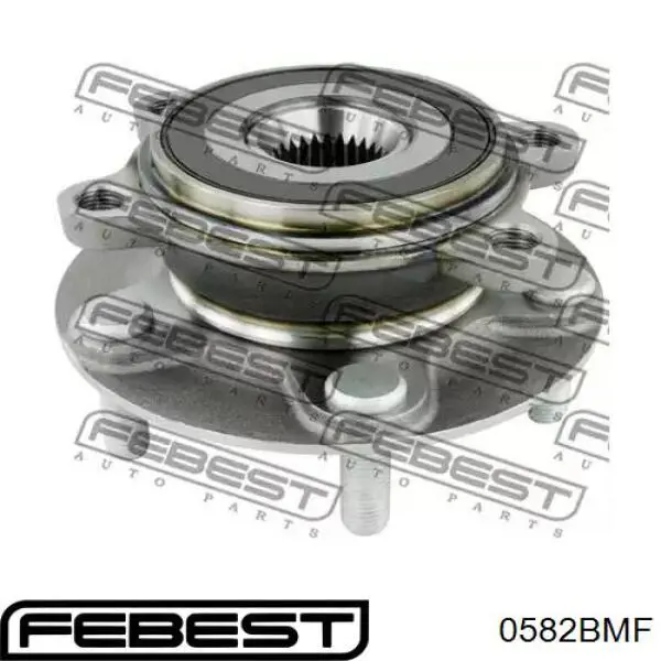 0582BMF Febest cubo dianteiro