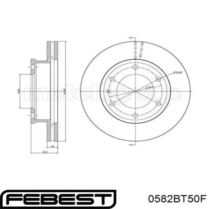 Ступица (передняя) Ford 1454712