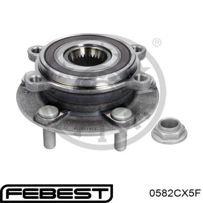 Купить 0582CX5F Febest Ступица переднего колеса