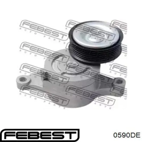 0590DE Febest Натяжитель клинового ремня