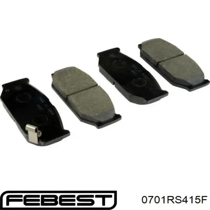 Тормозные колодки Febest 0701RS415F
