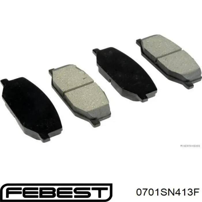 Передние тормозные колодки 0701SN413F Febest