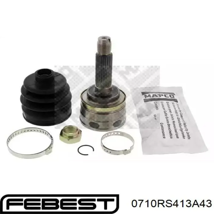 ШРУС наружный передний 0710RS413A43 Febest