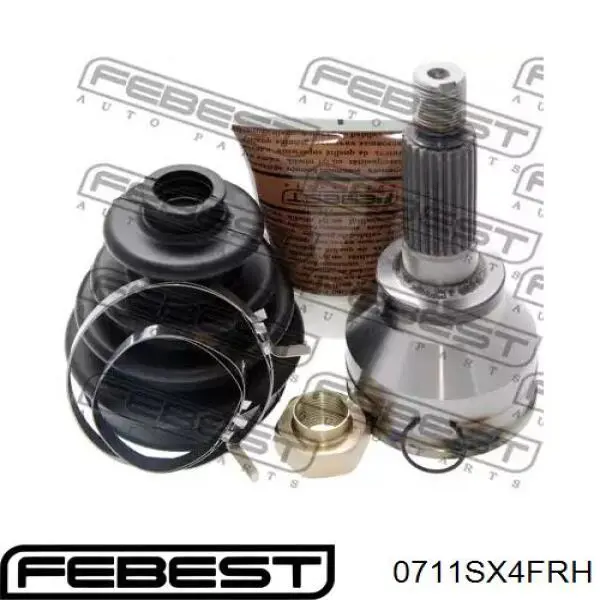 Купить 0711SX4FRH Febest Шарнир угловых скоростей передний правый
